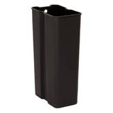 Poubelle manuelle slim, 30l, noir Delta