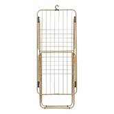 Étendoir à linge pont, 18 m d'étendage, beige Sahara