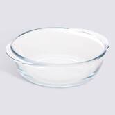 Plat à four, d.20 cm, verre borosilicate, transparent Essentiels