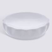 Porte-savon, d.11 cm, grès, blanc Colorama