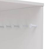Vestiaire, 170x80 cm, blanc Luma