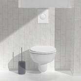 Brosse wc, h.40 cm, gris Colorama