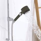 Pommeau de douche, l.24,5 cm, gris