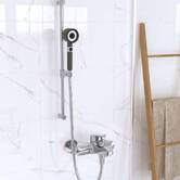 Pommeau de douche, l.24,5 cm, gris