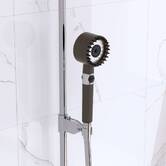 Pommeau de douche, l.24,5 cm, gris