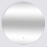 Miroir led, d.50 cm, argent Halo