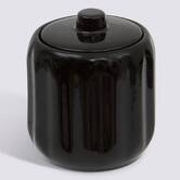 Pot à cotons, d.12,5 cm, noir Colorama
