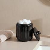 Pot à cotons, d.12,5 cm, noir Colorama