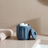 Pot à cotons, d.12,5 cm, bleu Colorama