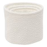 Lot de 3 paniers de rangement, d.14/16/18 cm, blanc Bouclette
