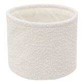 Lot de 3 paniers de rangement, d.14/16/18 cm, blanc Bouclette