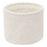 Lot de 3 paniers de rangement, d.14/16/18 cm, blanc Bouclette