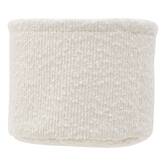 Lot de 3 paniers de rangement, d.14/16/18 cm, blanc Bouclette