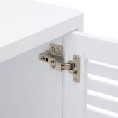Meuble sous-lavabo 2 portes, 70x35 cm, blanc Orea