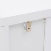 Meuble sous-lavabo 2 portes, 70x35 cm, blanc Orea