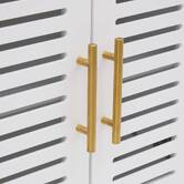 Meuble haut 2 portes, 50x20 cm, blanc Orea