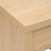 Console 2 tiroirs, 92,5x32 cm, beige Alvo