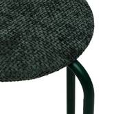 Tabouret empilable, d.38 cm, vert kaki Flexy
