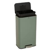 Poubelle manuelle, 30l, vert Delta