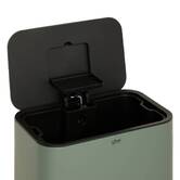 Poubelle manuelle, 30l, vert Delta