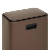 Poubelle manuelle, 30l, chocolat Delta