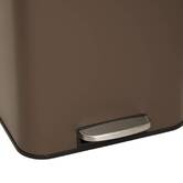 Poubelle manuelle, 30l, chocolat Delta