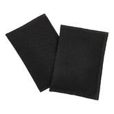 Filtre pour poubelle, parfum citron, 12x8 cm, noir