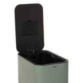 Poubelle manuelle slim, 30l, vert Delta