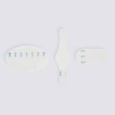 Lot de 12 pansement, 3 formats, blanc