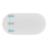 Lot de 12 pansement, 3 formats, blanc