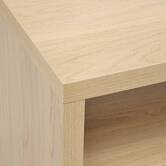 Table basse 1 tiroir, 92,5x39,5 cm, beige Alvo