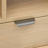 Table basse 1 tiroir, 92,5x39,5 cm, beige Alvo