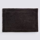 Tapis, coton, 75x50 cm, noir Colorama