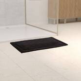 Tapis, coton, 75x50 cm, noir Colorama