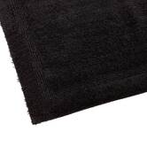 Tapis, coton, 75x50 cm, noir Colorama