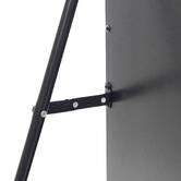Miroir led, 40x150 cm, argent