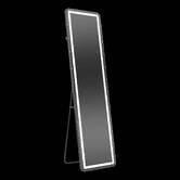Miroir led, 40x150 cm, argent