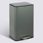 Poubelle manuelle, 50l, vert Delta