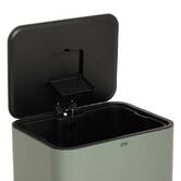 Poubelle manuelle, 50l, vert Delta