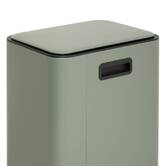 Poubelle manuelle, 50l, vert Delta