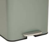 Poubelle manuelle, 50l, vert Delta