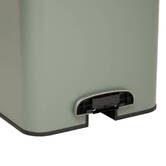 Poubelle manuelle, 50l, vert Delta