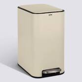 Poubelle manuelle slim, 20l, argile Delta