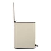 Poubelle manuelle slim, 20l, argile Delta