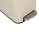 Poubelle manuelle slim, 20l, argile Delta