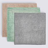 Lot de 3 chiffons, 30 x 30 xm, multicolore