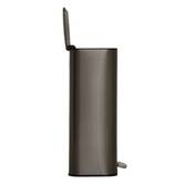 Poubelle manuelle, 30l, gris charbon Delta