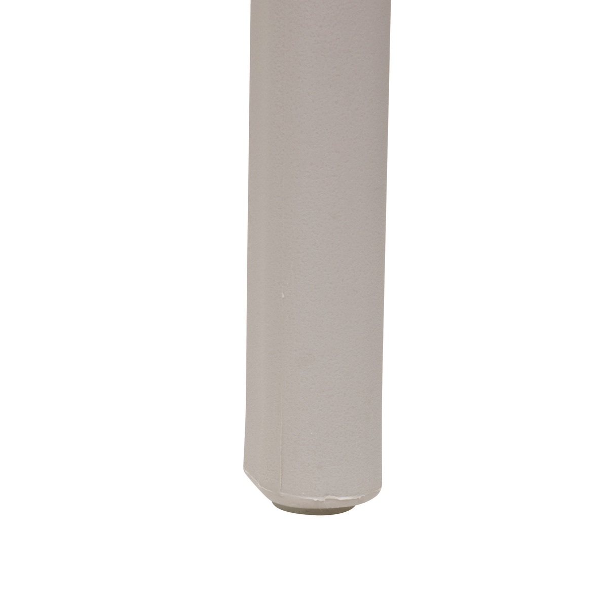 Lot de 4 chaises empilables plastique, taupe