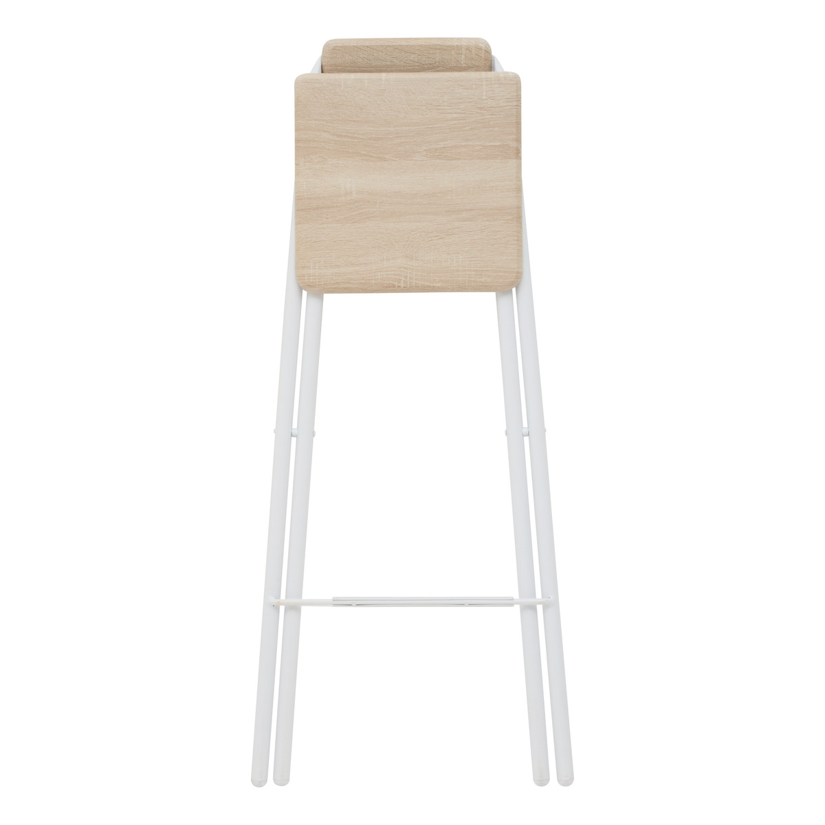 Set chaise de bar pliante et 2 tabourets empilables