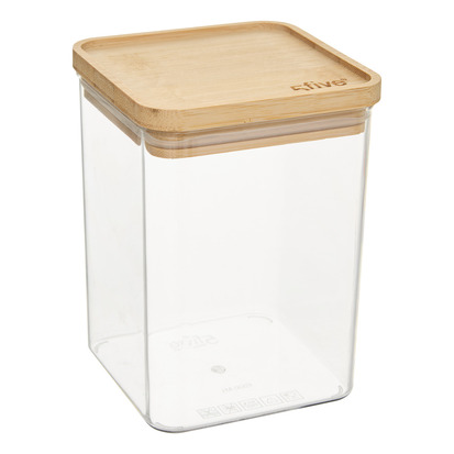 Set de 2 boîte de conservation avec couvercle en bambou, 1/2 l Eske bambou